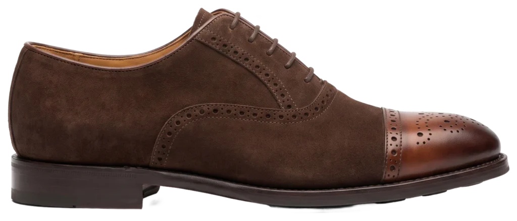 The Kensington — Suede Semi-Brogue