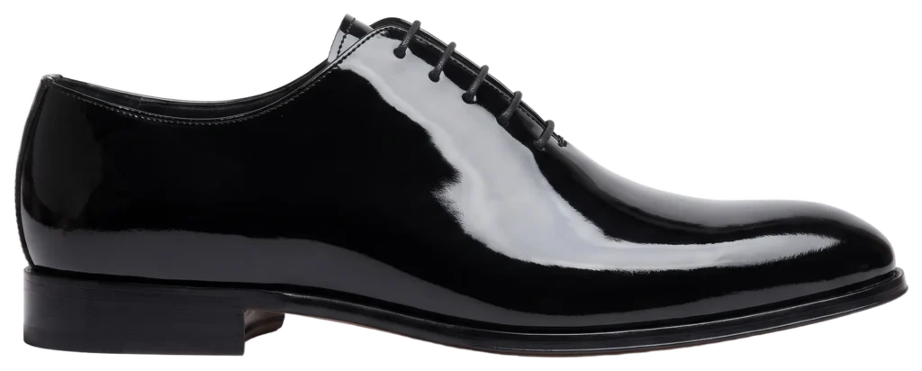 The Noir — Wholecut Patent Oxford